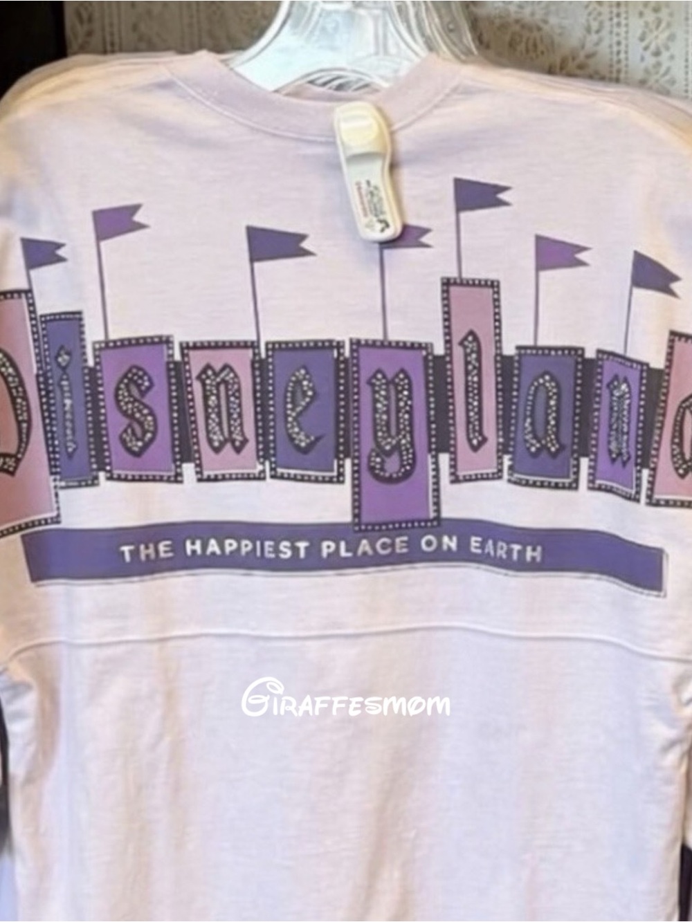 Disneyland 70th Anniversary Finale Marquee Spirit Jersey Lavender Purple NEW